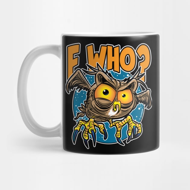 F Who ? Owl by eShirtLabs